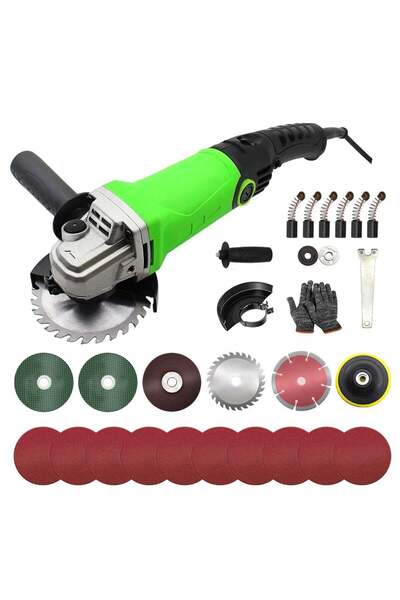 GULF GALLERY ZLH HITY 2000W Angle Grinder, Ø100mm 11000 RPM for Metal Wood