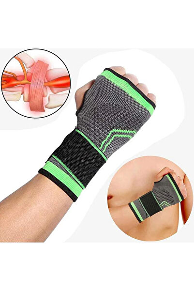 G Glixicom Fasa Elastica pentru Incheietura Mana Ajustabila cu Banda Velcro Protectie si Sustinere Marime Unica