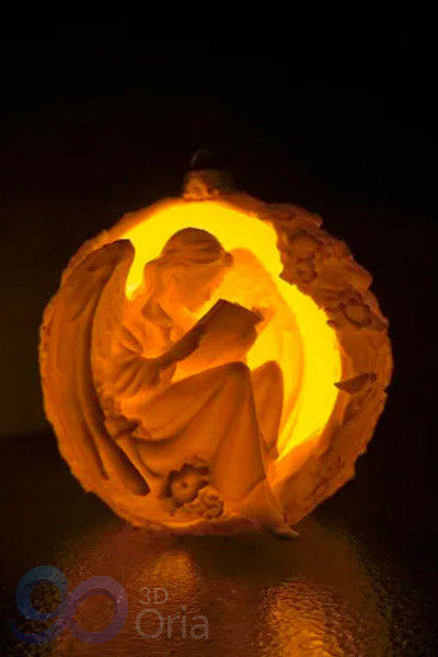 3DOria Melek Temalı Yılbaşı Süsü & Yılbaşı Ağaç Süslemesi & Happy New Year & ...