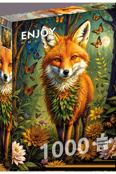 Enjoy Puzzle Puzzle 1000 de piese Bucură-te de Vulpea Fermecată