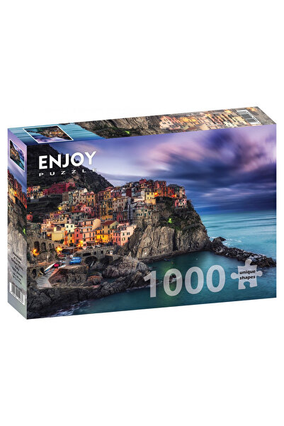 Enjoy Puzzle Puzzle 1000 pieces Enjoy – Manarola at Dusk, Cinque Terre, Italy
