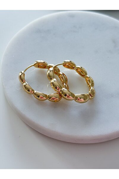 CHARMLUCKY ÖZEL SERİ BOĞUM BADEM HALKA KÜPE