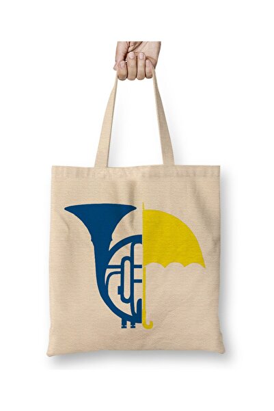 Toyaso How I Met Your Mother 06 Λευκή υφασμάτινη τσάντα με μακριά λαβή Τσάντα...