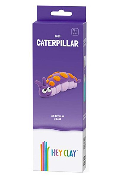 Hey Clay 3 علب من طين التشكيل البلاستيكي الإبداعي على شكل دودة كاتربيلر، مناس...