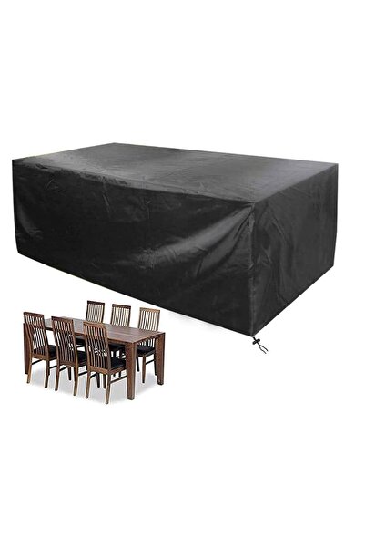 BLOOMING TIME Outdoor Patio Garden Furniture Cover Black