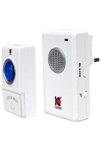 Kadris جرس باب لاسلكي عالي الوضوح ET-1231، قابس بريطاني -13 أمبير، مدى 100 مت...