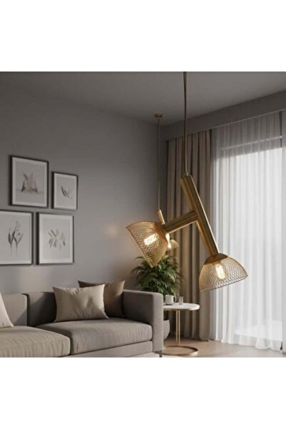 genric علاقي ليد ذهبي مفرد بتصميم عصري قاعدة المصباح D9