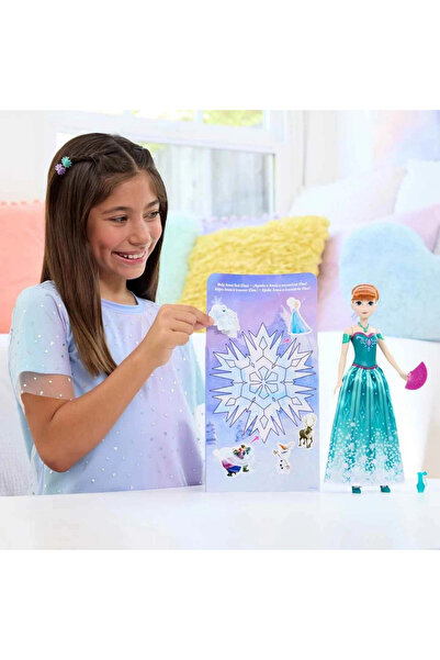 TOYFEST دمية آنا من ديزني فروزن مع مفاجآت ممتعة