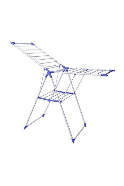 ROYALFORD رف تجفيف ملابس من الحديد المطلي بالبودرة، متعدد الألوان، بطول 35 مترًا