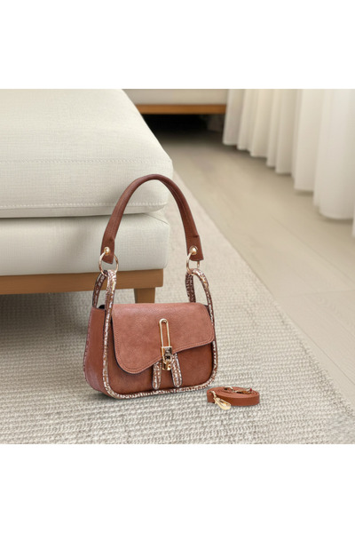 MY VİNTAGE Lockable Handbag Women's Shoulder Bag