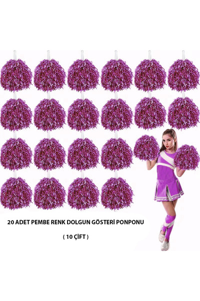 Samur 10 parova (20 komada) roze boje 23. april 19. maj 29. oktobar Pomponi z...