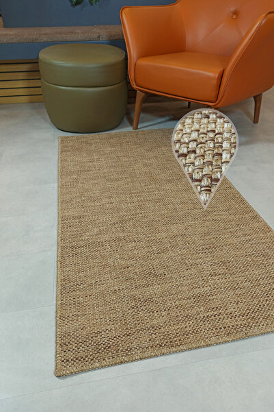 KEVLİNE سجادة جوت كليم قابلة للغسل خالية من الغبار ومضادة للانزلاق