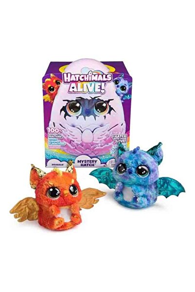 Hatchimals Mystery Hatch Draggle - Surprise Interactive Toy & Egg with Mist, Lights and Sounds