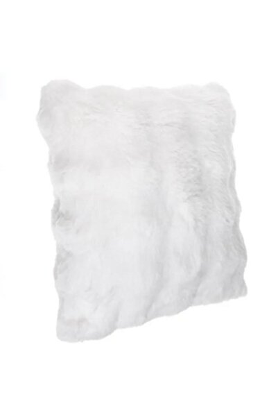 OEM Faux Fur Decorative Cushion with Embossed Pattern for Sofa 40x40cm