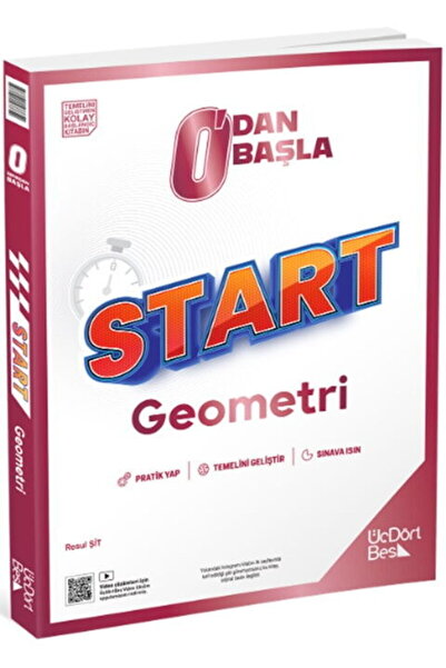 ÜçDörtBeş Yayınları Sıfırdan Başla Start Geometri