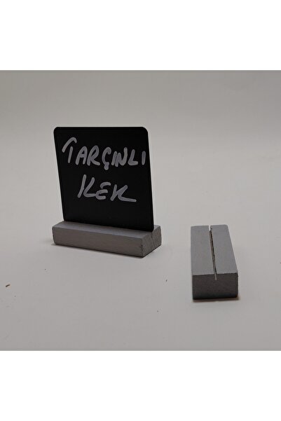 ETİKETLİK FİYATLIK Wooden Based Erasable Black Label Price Tag – Pack of 20