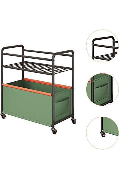 BLOOMING TIME صندوق تخزين ألعاب بعجلات - صندوق ألعاب محمول قابل للإزالة للأطفال