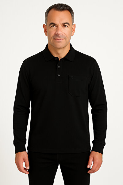 BELGER Battal Beden Erkek Uzun Kollu Cepli Sweat