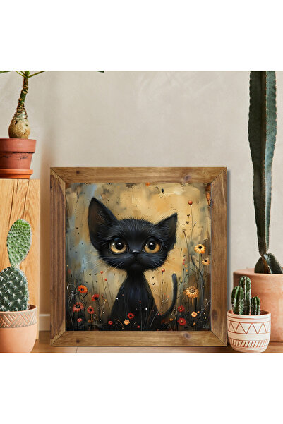 Tuba Decor Τετράγωνος πίνακας με ξύλινο πλαίσιο