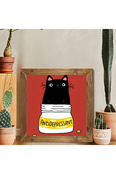 Tuba Decor Tablou pătrat cu rama din lemn