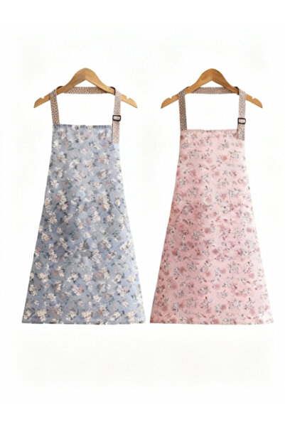 Generic مريلة مطبخ كلاسيكية بطبعة ورد أنيقة – خفيفة، مريحة، ومقاومة للبقع