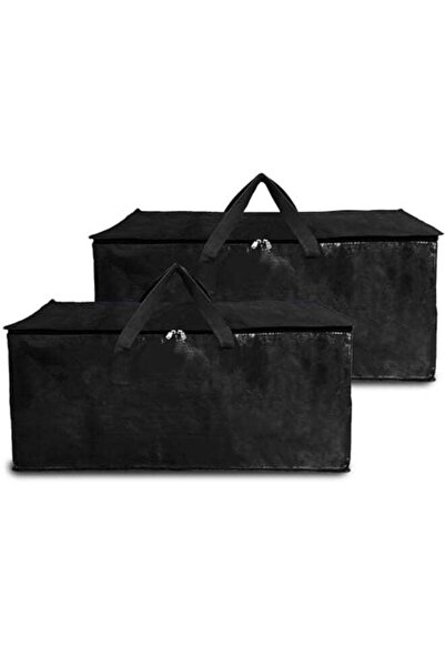 Shalimar Large Capacity Travel/Storage Duffel Bag Pack of 2 – Black – 62 x 30 x 35 cm