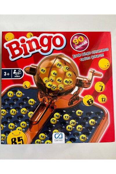 mavi su dünyası Bingo Yılbaşı Aile Oyunu 90 Numara 48 Kart