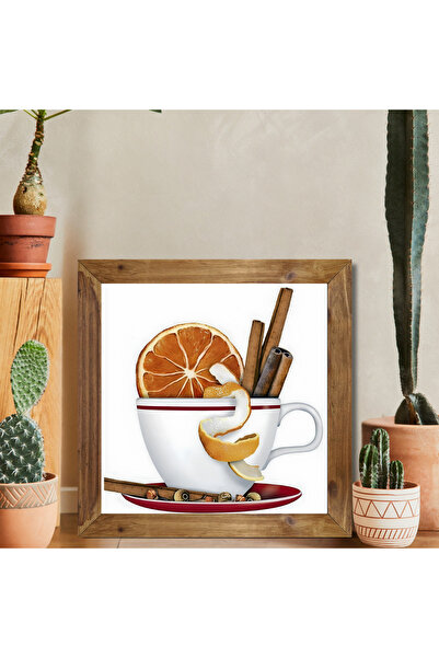 Tuba Decor Tablou pătrat cu rama din lemn