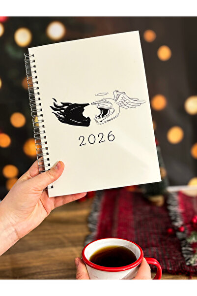 photonom Kişiye Özel Baskılı Zamansız 2026 Ajanda - Özel Fotoğraf & Mesaj Bas...