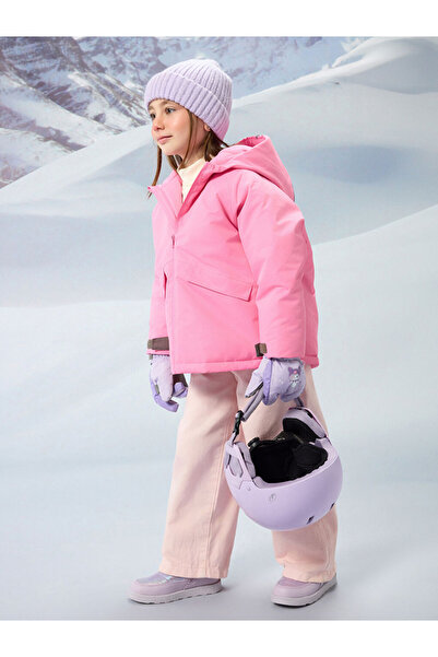 LC Waikiki Rmz Gi̇yi̇m Farkiyla Hooded Girls' Ski Jacket