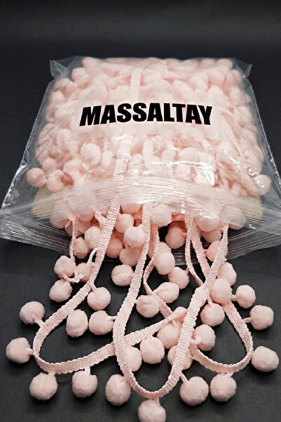 Massaltay شريط بوم بوم بطول 3 أمتار |   شريط زخرفي ملون بطول متر واحد