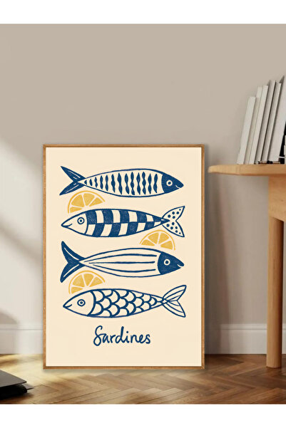 Tuba Decor Tablo dintr-o singură bucată cu rame din lemn pentru sufragerie, s...