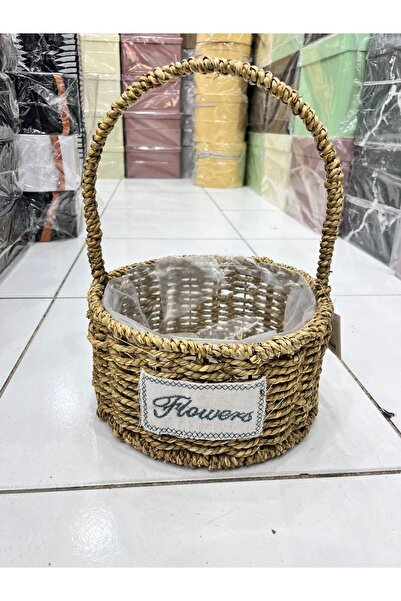 South house Round rose basket