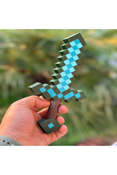 vahobi3d Elmas Kılıç Minecraft Figürü – Koleksiyonluk Masa Üstü Dekor