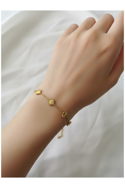 ATALYA ACCESSORY سوار ميني يونكا موديل ستيل للجنسين - لا يسبب التلون، ذو وجهي...