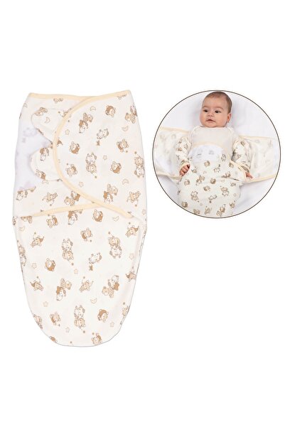 Kidizi Sistem de infasat reglabil din bumbac cu maneci 0-3 luni Upgraded Orso...