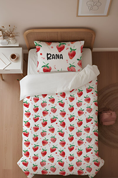 Homamia Single Duvet Cover Set Strawberry