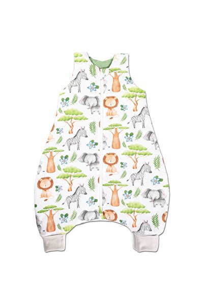 Kidizi Sleeping bag with legs for children 6-18 months Safari 1 tog, cuffs convertible into a...