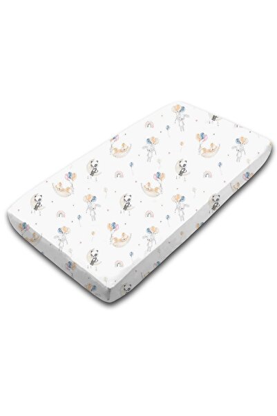 Kidizi Памук чаршаф с ластик за детско креватче 120x60 см Сладки сънища