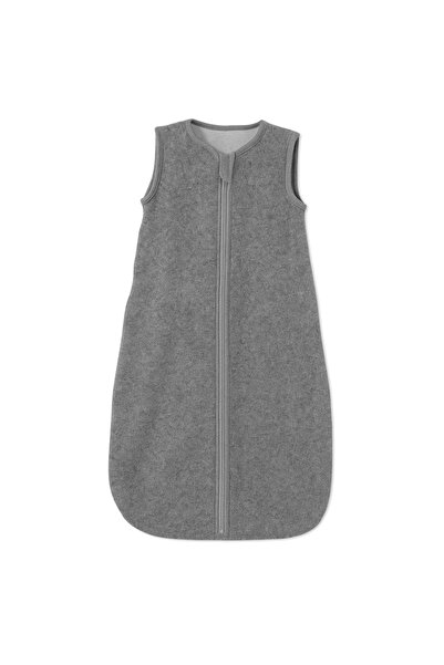 Kidizi Baby sleeping bag made of fleece lined with cotton 0-9 months gray, 2.5 tog