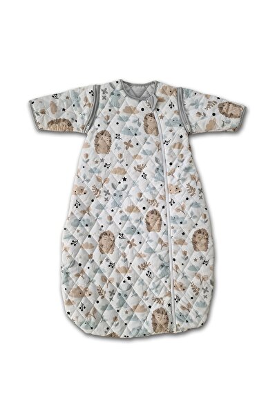 Kidizi Sac de dormit copii matlasat cu maneci detasabile 1,5 tog Hedgy Pals 3-9 luni