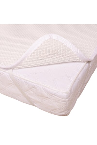 Kidizi Set cearceaf si topper saltea antisufocare si antitranspiratie 3D AirFlow 120x60 cm, cearc...