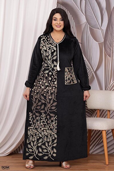 Generies High quality velvet Arabic jalabiya with a wonderful design