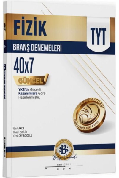 Bilgi Sarmal Yayınları TYT Fizik 40 x 7 Branş Denemeleri