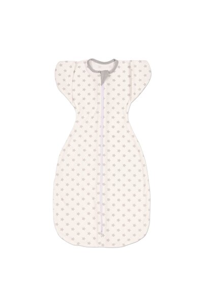 Kidizi Sistem de infasat transformabil in sac de dormit, 1-6 luni Swaddel Confort UP White Grey S...