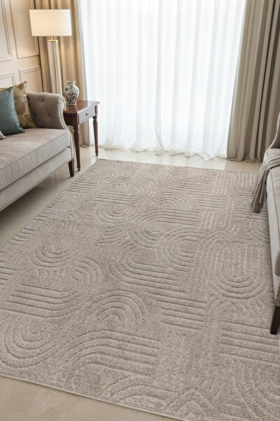 MELARİS HALI Rico Yıkanabilir Kalın Yumuşak Dokuma Halı Kaymaz Taban Mutfak S...