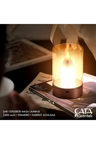 Cata TOKYO ŞARJ EDİLEBİLİR MASA VE GECE LAMBASI