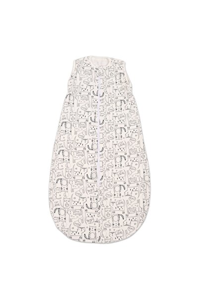 Kidizi Sac dormit copii de vara 0-18 luni Miauw, 80 cm, 0.5 tog