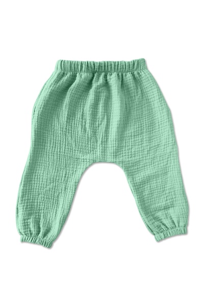 Kidizi Sima mint muslin baby pants 6-12 months RESEALED