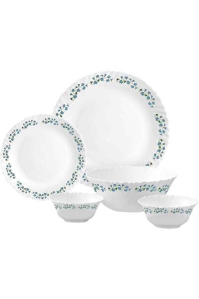 La Opala Classic 44 Pc Opalware Dinner Set - Lavender Dew